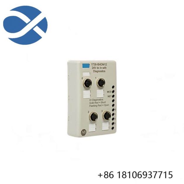 ABB AB 1738-IE4CM12 ArmorPoint 4 Point Input Module - Industrial Control System Component