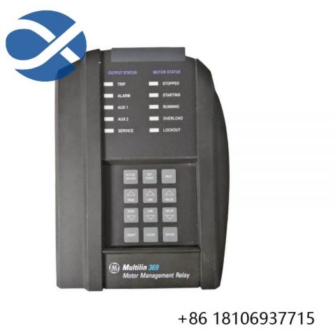 GE 369-HI-R-M-0-0 Motor Management Digital Relay: Advanced Protection for Industrial Motors