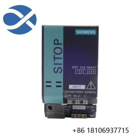 Siemens Power Supply 6EP1 333-3BA00 - Industrial Control Module