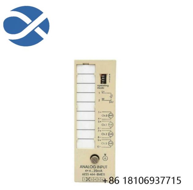 SIEMENS SIMATIC S5 464 Analog Input Module, 6ES5464-8ME11 - Precision Control Solution for Industrial Automation