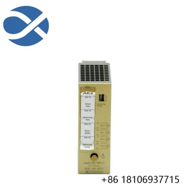 SIEMENS 6ES5464-8MF21: Advanced Analog Input Module for Industrial Automation