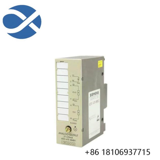 SIEMENS S5.470 8-Channel Analog Output Module