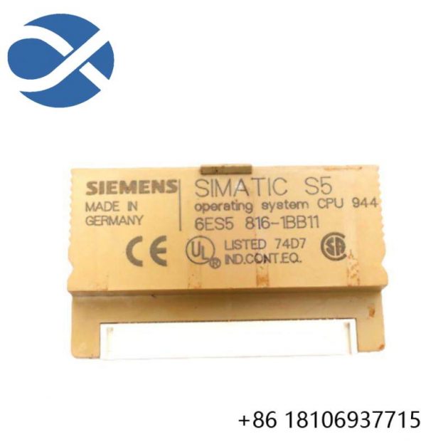 SIEMENS 6ES5816-1BB11: Advanced Control Module for Industrial Automation