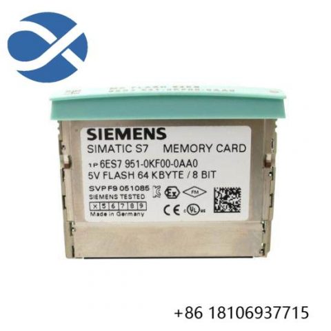 SIEMENS SIMATIC 6ES7951-0KF00-0AA0 Flash Memory Card, Advanced Control Solutions