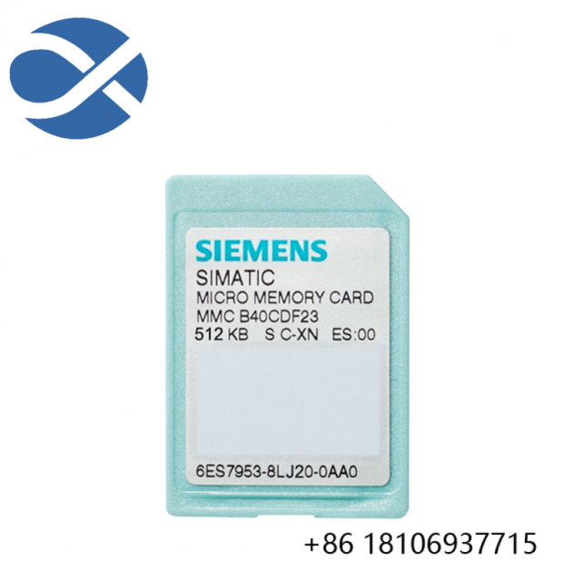 SIEMENS 6ES7953-8LF20-0AA0 Micro Memory Card for Industrial Automation, S7 Systems