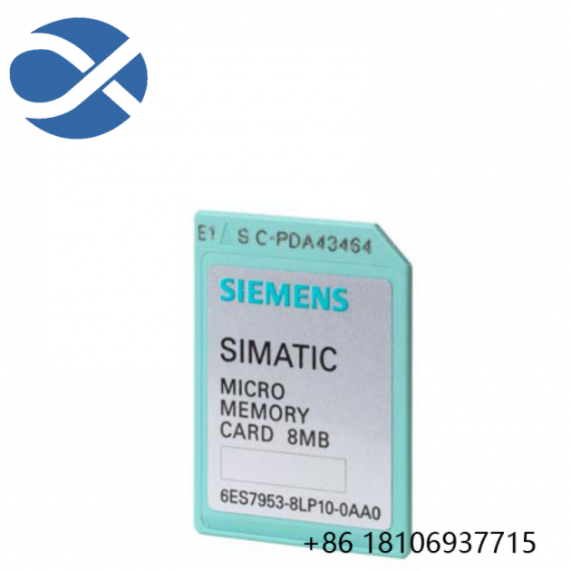 SIEMENS 6ES7953-8LL20-0AA0: S7 Micro Memory Card for Industrial Control