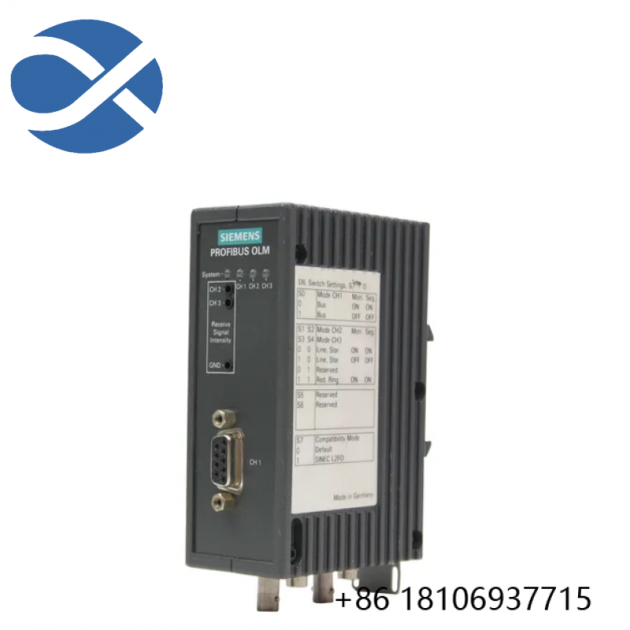 SIEMENS 6GK1 502-3CC10 Optical Link Module for Industrial Control Systems