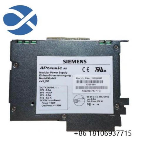 Siemens A5E30947477: Modular Power Supply for Industrial Control Solutions