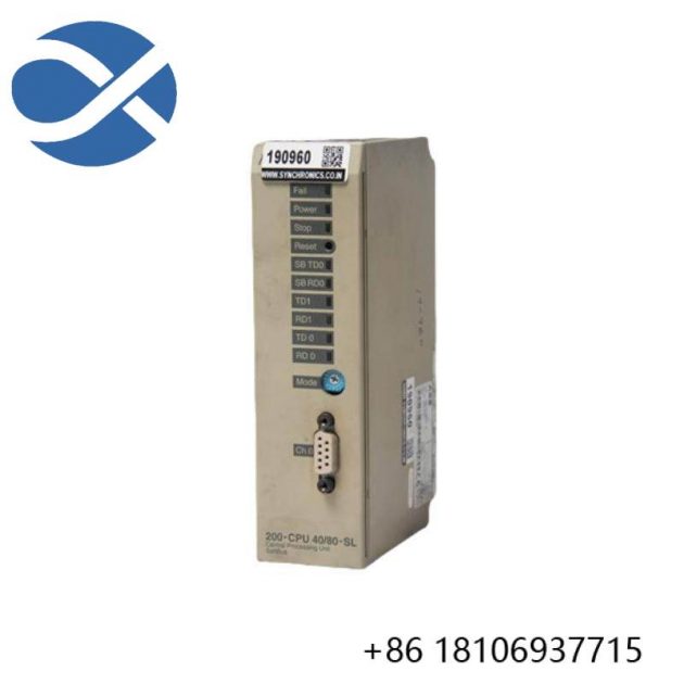 ABB 200-CPU 30/40-SL Module - Industrial Control System Component