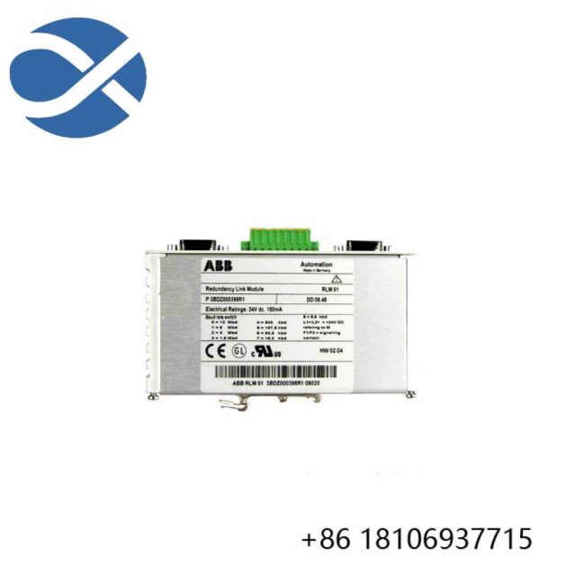 ABB 3BDZ000398R1 RLM01 PROFIBUS Redundancy Link Module