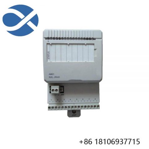 ABB 3BSE020512R1 AI801: 8-Channel Analog Input Unit for Precision Control Applications