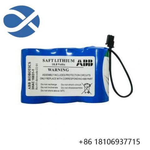 ABB 3HAC16831-1 10.8V | 3HAC13150-1 Battery Pack - Precision & Reliability in Industrial Control