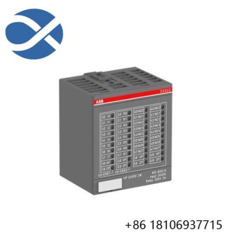 ABB DX522 - 1SAP245200R0001, 8-Channel Relay Module for Industrial Automation