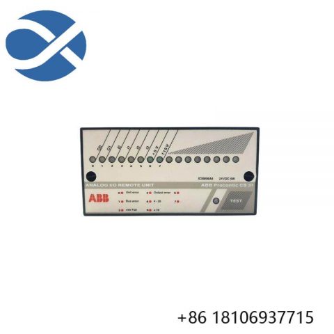 ABB ICSM06A6 FPR3350601R1062 - Analog I/O Remote Unit