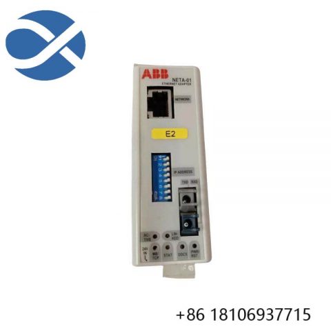 ABB NETA-01: High-Speed Ethernet Adapter Module for Industrial Automation, 200 Characters or Less