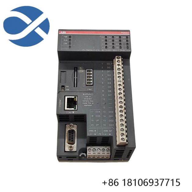 ABB PM554-T-ETH A0: Advanced PLC Automation CPU for Industrial Control