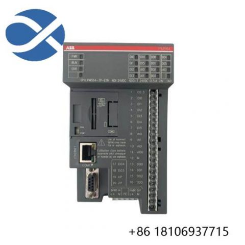 ABB PM564-TP-ETH 1SAP120900R0071 Programmable Logic Controller - Advanced Automation Solution for Industrial Applications