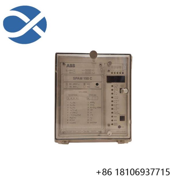 ABB SPAM-150C Motor Protection Relay, Comprehensive Safety Solution