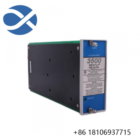 Bently Nevada 3500/15 133292-01: Precision Control Module for Industrial Automation