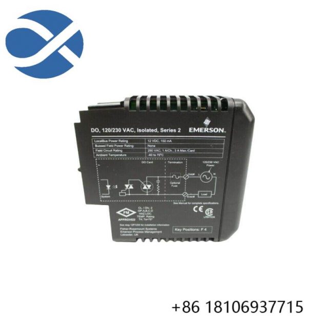 Emerson KJ3209X1-BA1 | 12P3905X012 | VE4002S2T1B1 | OUTPUT MODULE