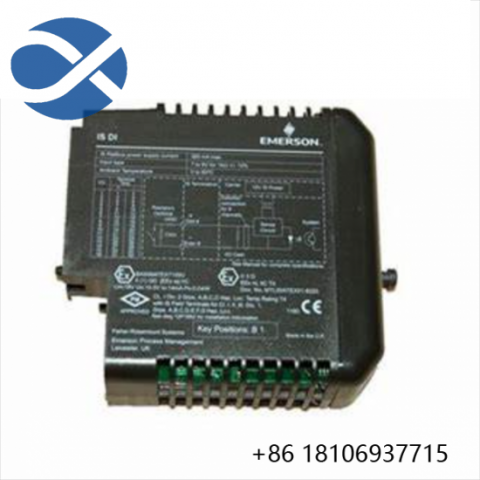 EMERSON KJ3222X1-BA1 | 12P2532X122 | VE4033S2B1 | Analog Input HART Module