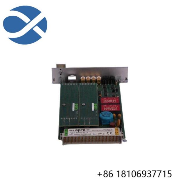 Emerson MMS6220 Dual Channel Shaft Eccentricity Monitor, Precision Monitoring for Industrial Control Systems