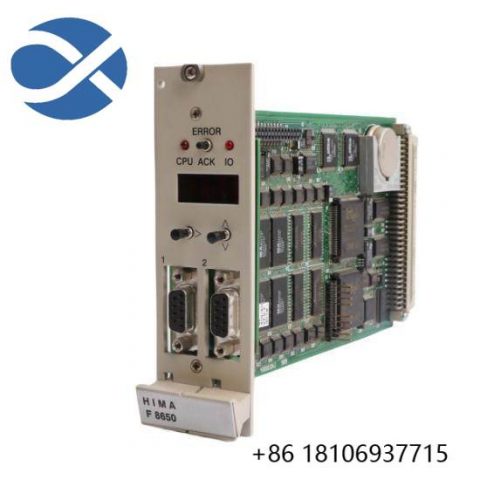 HIMA F8650 CPU Controller - Advanced Automation Module