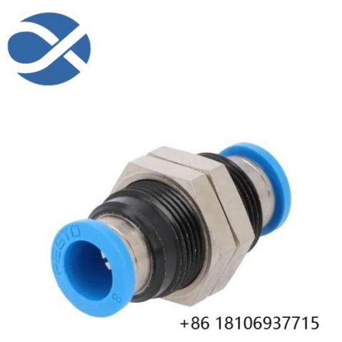 Festo QSS-8 153159 | Push-In Bulkhead Connector 8mm | Industrial Automation