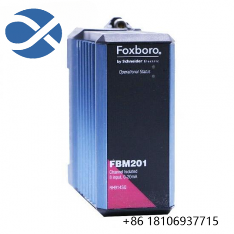 Foxboro FBM201 RH914SQ: Channel Isolated 8 Input Control Module