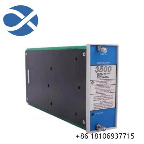 GE/Bently Nevada 3500/15 Power Supply, 129486-010, High Efficiency & Reliable Industrial Automation Module