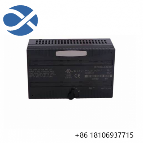 GE FANUC IC200ALG326H Analog Output Module: Precision Control, Industrial Strength