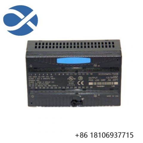 GE FANUC IC200MDL750 Output I/O Module, High-Power Industrial Control Solution