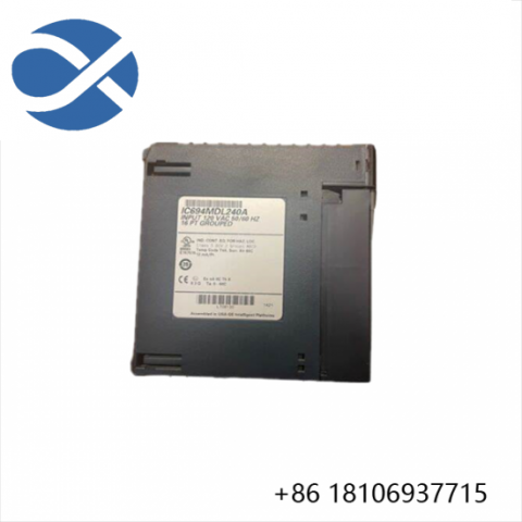 GE FANUC IC694MDL240A 120V AC Input Module, Precision Control in Industrial Automation