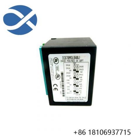 General Electric FANUC IC670MDL640J - Input Module for Industrial Automation, 200 characters or less