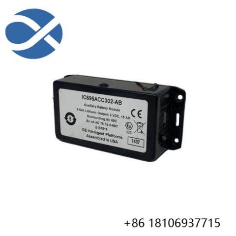 GE FANUC IC695ACC302AB Battery Module: Advanced Power Supply Solution