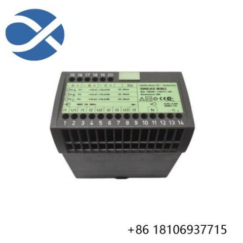 GMC SINEAX M563 Analog Output Module, Industrial Control Solutions