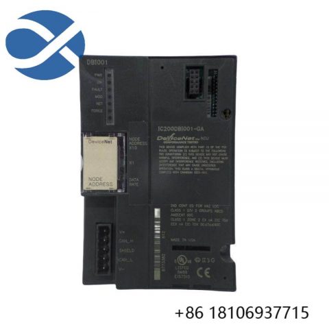 GE Fanuc IC200DBI001: Advanced DeviceNet Network Interface Unit