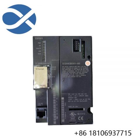 GE Automation IC200EBI001 Ethernet Network Interface Unit, Compact & High-Speed Networking Solution