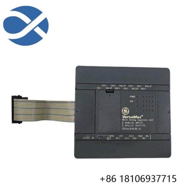 GE IC200UEX626: 6-Channel Analog Expansion Module - Precision Control in Industrial Automation