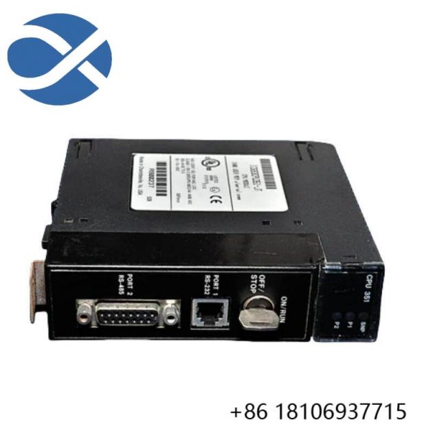 GE IC693CPU351 - Single Slot CPU Module, Designed for Industrial Automation