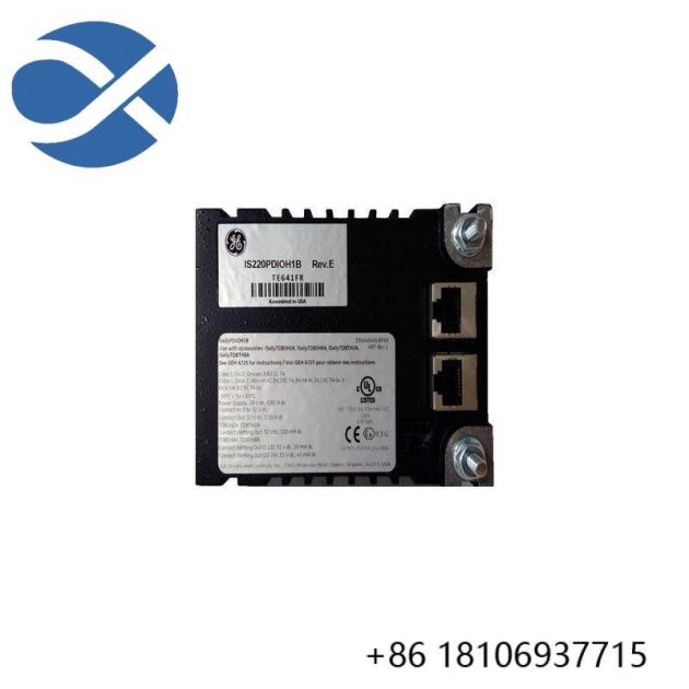 GE IS220PSVOH1A REV E | High Performance Servo Control Pack for Industrial Automation