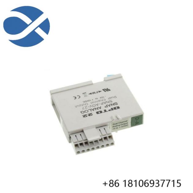 Opto 22 SNAP-AOV-27 Industrial IO Module - High-Performance Analog Output Solution