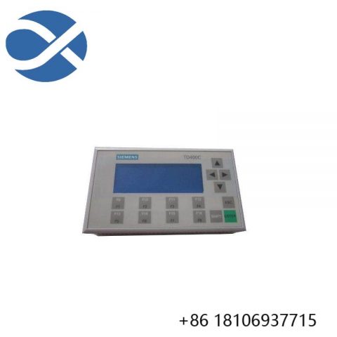 SIEMENS TD400C 6AV6640-0AA00-0AX0 Text Display, Industrial Control & Automation Equipment