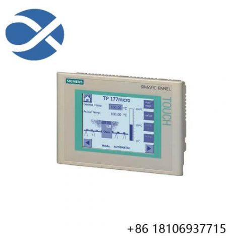 SIEMENS 6AV6 640-0CA11-0AX1 Touch Panel: Precision Control, Smart Design