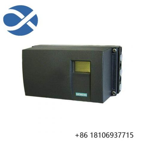 SIEMENS 6DR5010-0NG01-0AA0: Precision Electropneumatic Positioner for Industrial Automation