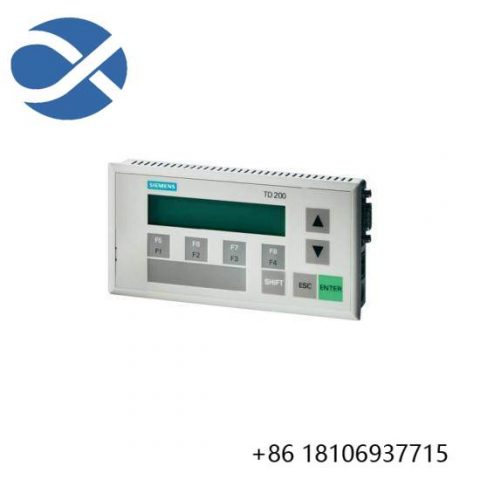 Siemens 6ES7272-0AA20-0YA0 TD 200 Display Panel