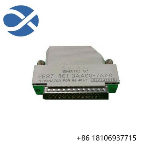 SIEMENS 6ES7461-3AA01-7AA0 Terminating Connector, High-Quality Connection for Industrial Automation