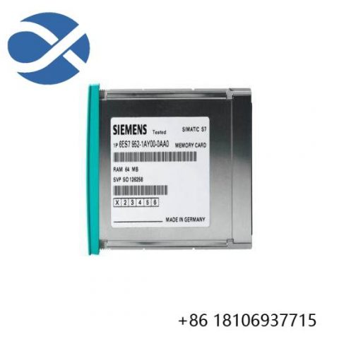 Siemens 6ES7952-0KH00-0AA0 Flash Memory Module: Efficient Data Storage Solution for Industrial Applications