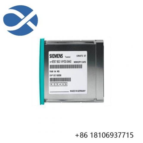 Siemens RAM Memory Card 6ES7952-1AS00-0AA0, Industry Grade Memory Solution