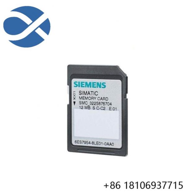 SIEMENS 6ES7954-8LE03-0AA0 Memory Card for Industrial Control Systems